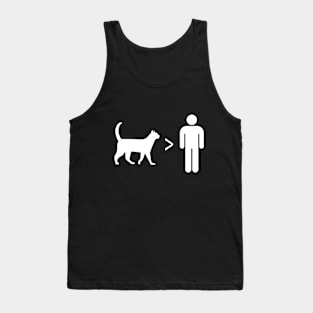 Cats > Humans Tank Top